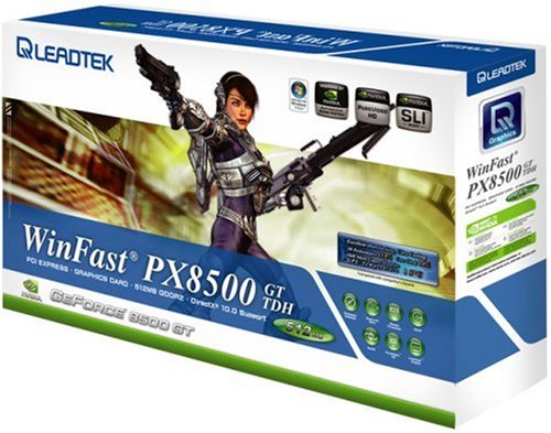 Leadtek GF8500GT Grafikkarte PCIe 512MB