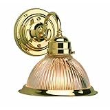 Design House 503011 Millbridge 1-Light Wall Sconce, 8-1/8 inch by 7.75 inch, Polished Brass