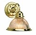 Design House 503011 Millbridge 1-Light Wall Sconce, 8-1/8-Inch by 7.75-Inch, Polished Brass