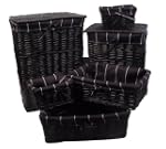 Lot 6 pi�ces : Set 2 paniers � linge...