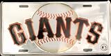San Francisco Giants Premium Chrome License Plate
