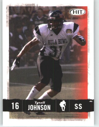 2008 Sage HIT #37 Tyrell Johnson - Minnesota Vikings (RC - Rookie Card)(Football Cards)