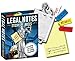Legal Notes Sticky Notes Booklet - by The Unemployed Philosophers Guild