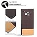 HTC One M9 Case, NOOT PRODUCTS [Ultra Slim] One M9 Wallet Case Premium Slim-Fit Protective Nylon Folio Case with Card Slot Holster and Premium Grade TPU Casing [Flip Hard Case] Cover Made for HTC One M9 (Hima) 2015