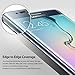 Galaxy S6 Edge Screen Protector - Invisible Defender [FULL COVERAGE][2 FRONT + 1 BACK Films / MAX HD CLARITY] High Definition (HD) Clear Perfect Touch Precision Film with Lifetime Warranty for Samsung Galaxy S 6 Edge