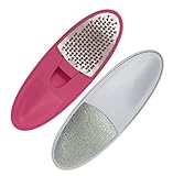 Twezerman 5057-R - Micro-Lima en Acero Inoxidable,Elimina expertamente callosidades y piel seca