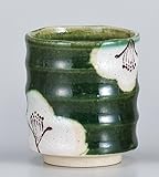 織部つばき寿司湯呑　【寿司湯呑】