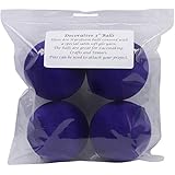 Handy Hands Satin Balls, 3-Inch, Dark Purple
