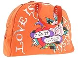 Ed Hardy - Ed Hardy Jane Oversized Tote Bag in Orange