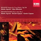 Brahms: Sonata for Two Pianos, Op.34b & Mendelssohn: Piano Trio No.1