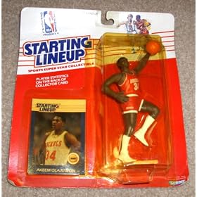 Starting Lineup 1988 Basketball Carded Hakeem Olajuwon C7 8 by