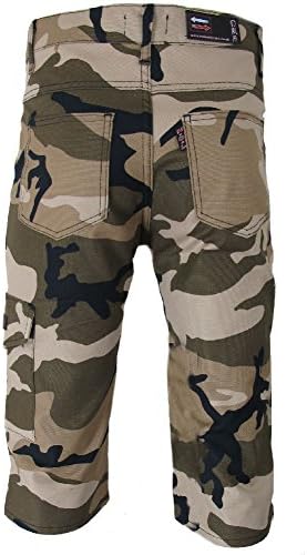 No Limit Long Desert Camouflage Cargo Combat Deep Pockets Shorts Sizes 30 - 40