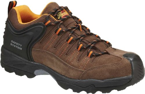 Men's Thorogood Gravity Sport Oxford Composite Safety Toe Shoes Brown, BROWN, 11W