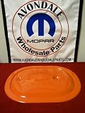 Mopar Classic Six Pack Air Cleaner Cover Hemi Orange