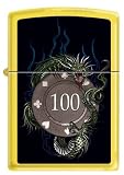 $100 Dollar Dragon Poker Chip Zippo Lighter Rare