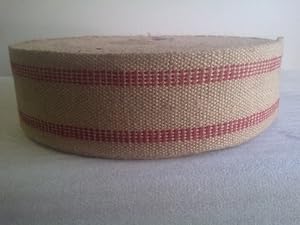 Red Jute Webbing - 72 Yards