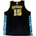 Carmelo Anthony Autographed Authentic Nuggets Alternate Blue Jersey