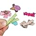 Bundle Monster 18pc Ribbon Bow Flower Mixed Design Baby Girl Toddler Hair Clip