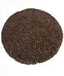 Keyed Up Espresso Round Shaggy Nursery Rug by Glenna Jean