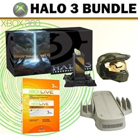 Xbox 360 Halo 3 Legendary Edition *BONUS* Xbox Cooling Stand and 3 Month Live Gold Card