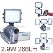 Continuous Video LED Light for Sanyo Vpc-cg20, Cg10, Cg9, Cg6, Cg65, Fh1a, Fh1, Hd2000a, Hd1010, Hd700, Hd2000, Hd2, Hd1, Hd1a, Hd1000, Wh1, Th1, E2, E1