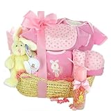 Newborn Baby Bassinet Baby Girl Gift Basket