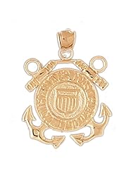 CleverEves 14K Gold Pendant Military Inspired 5.3 - Gram(s)