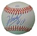 Hisashi Iwakuma Autographed ROLB Baseball, Seattle Mariners, Team Japan, Proof Photo