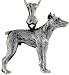 Sterling Silver " Doberman Pinscher " Dog Charm ©.