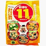 Gourmet Food : Instant Miso Soup paste "Otokuna 11 Shoku Awase Miso" - 8.2oz - Single Bag
