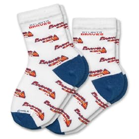 Click here to buy MLB Atlanta Braves Kid's Infant Socks (2 Pack).