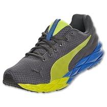 PUMA GILITY Men's Running Shoes, Grey/Green/Blue