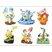 Complete Set of 6 Series II 2" Pokemon Buildable Figures Gashapon Collection