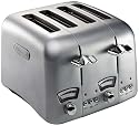De'Longhi CT04R Argento Toaster, 4 Slice