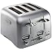 De'Longhi CT04R Argento Toaster, 4 Slice