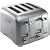 De'Longhi CT04R Argento Toaster, 4 Slice