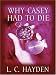 Why Casey Had to Die: A Harry Bronson Mystery (Five Star Mystery Series)