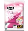 Schick ST Disposable Razors with Aloe for Women, 12-Count Packages (Pack of 3)