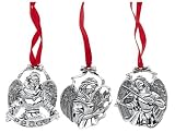 Gorham Angel Ornaments, Set of 3