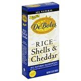 Review De Boles  / De Boles Pasta Rice Shells & Cheddar, 7.25-Ounce Boxes (Pack of 12)