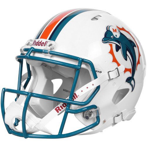 NFL Miami Dolphins Speed Authentic Helmet