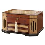 BEST Two-Toned Cherry Wood Jewelry Box