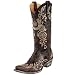 Old Gringo Women's Lucky Fashion Cowboy Boot,Chocolate,9.5 M US