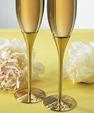 Wedding Favors Venice Gold Toasting Flutes