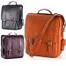 Clava Upright Leather Porthole Satchel / Backpack