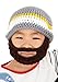 Honey Cool Boys Kid Ski Wacky Beard Knit Winter Hat Beanie