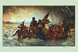 Art Poster, Washington Crossing the Delaware - 27.5 x 18.75