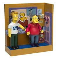 The Simpsons Exclusive Playset KBBL Radio Station with Bill and Marty