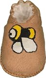 Tibet PLATEAU infant baby soft soled leather Crib shoes Slippers BUMBLEBEE