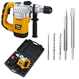 Eigenschaften Hans Einhell AG 4258400 / Einhell 4258400 BBH 1500 Bohrhammer, 230 V, 1400 W, Leerlaufdrehzahl: 800 min-1, Schlagzahl: 4.100 min-1 im Koffer